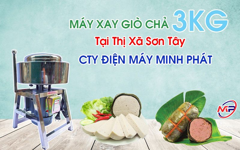 Máy Xay Giò Chả 3KG Tại Thị Xã Sơn Tây